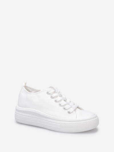 Tennis en toile à plateforme