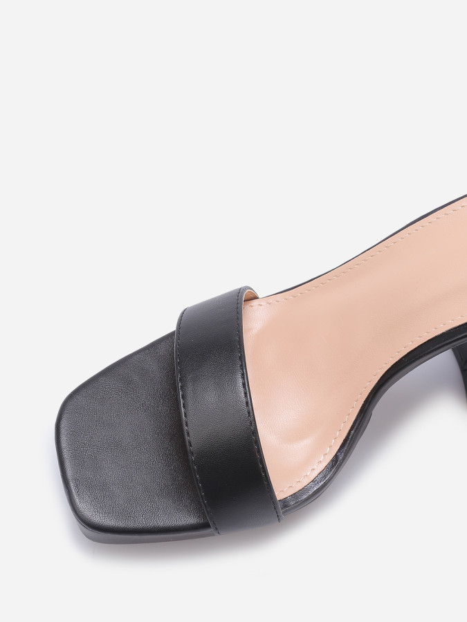 Sandales rétros à plateforme et talon haut