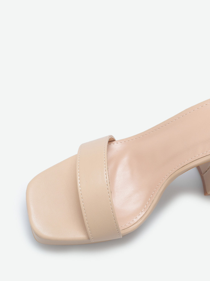 Sandales rétros à plateforme et talon haut