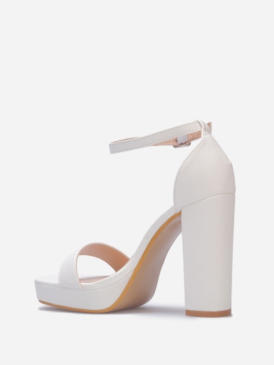 Sandales rétros à plateforme et talon haut