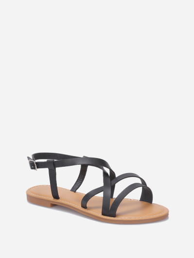 Nu-pieds à multiples brides