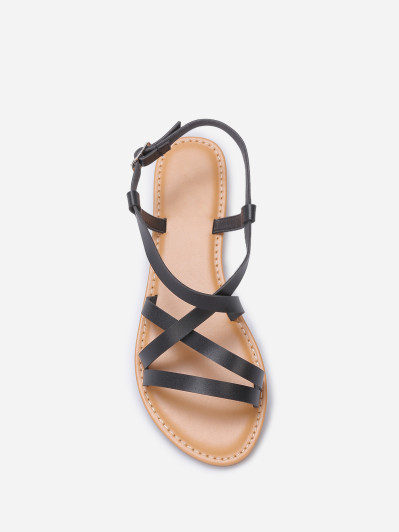 Nu-pieds à multiples brides