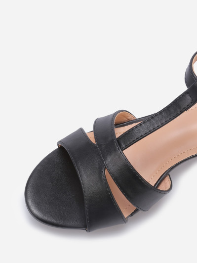 Sandales à doubles brides grandes tailles