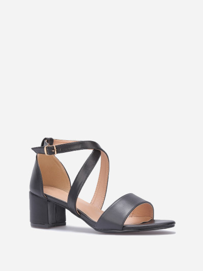 Sandales à brides croisées grandes tailles