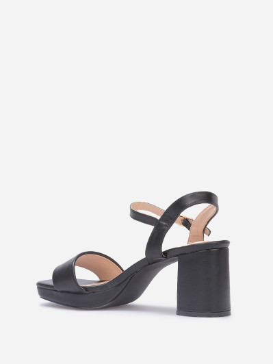 Sandales à bout carré grandes tailles