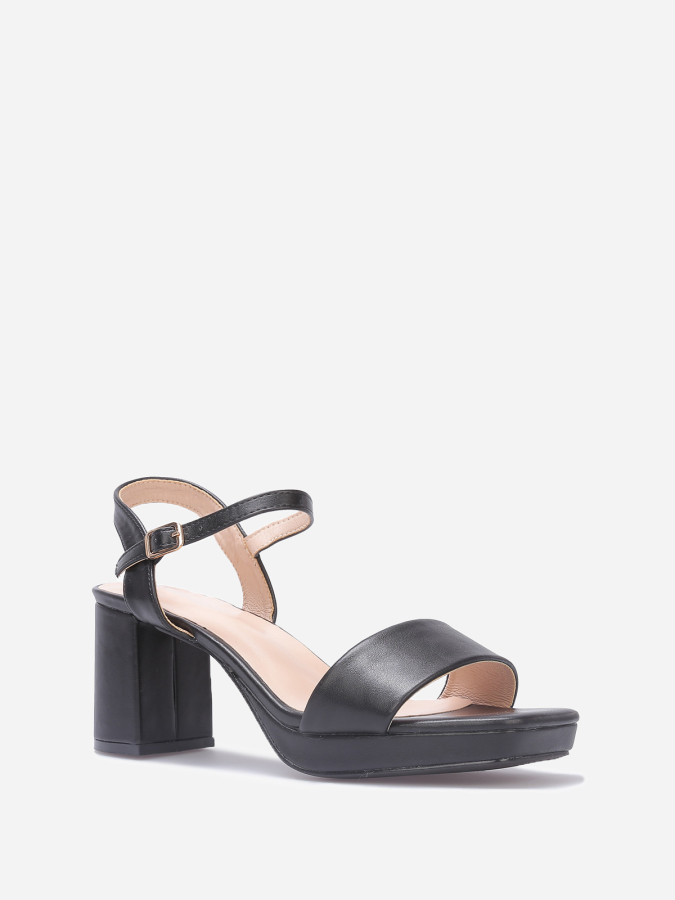 Sandales à bout carré grandes tailles