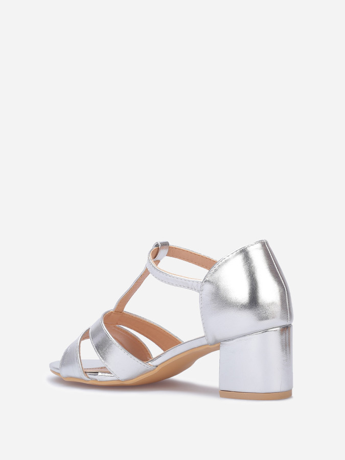 Sandales à doubles brides grandes tailles