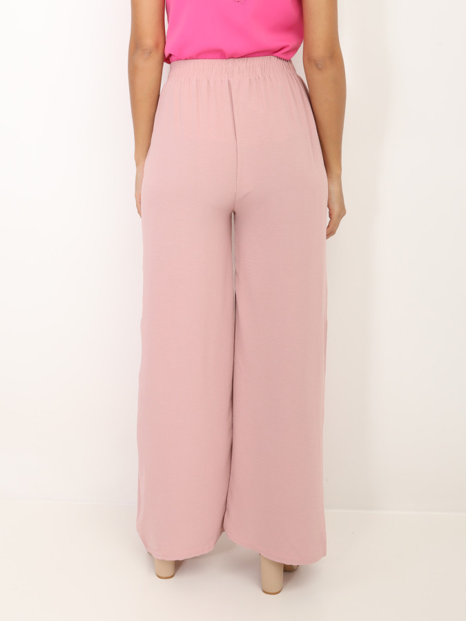 Pantalon fluide ceinturé