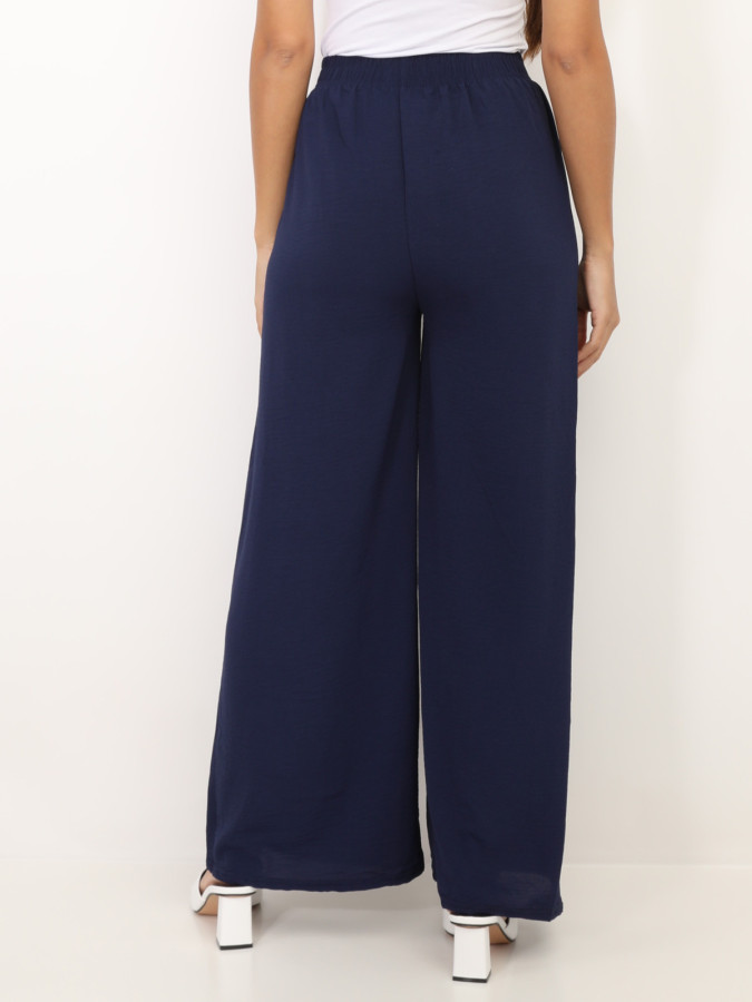 Pantalon fluide ceinturé