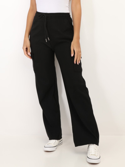 Pantalon cargo avec taille élastique