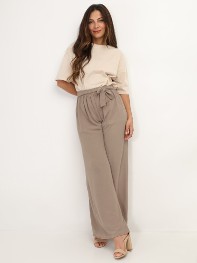 Pantalon ample ceinturé