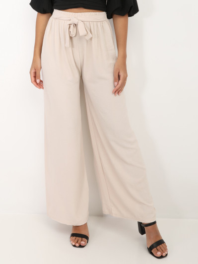 Pantalon ample ceinturé
