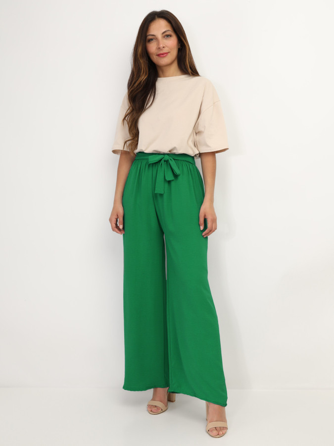 Pantalon ample ceinturé