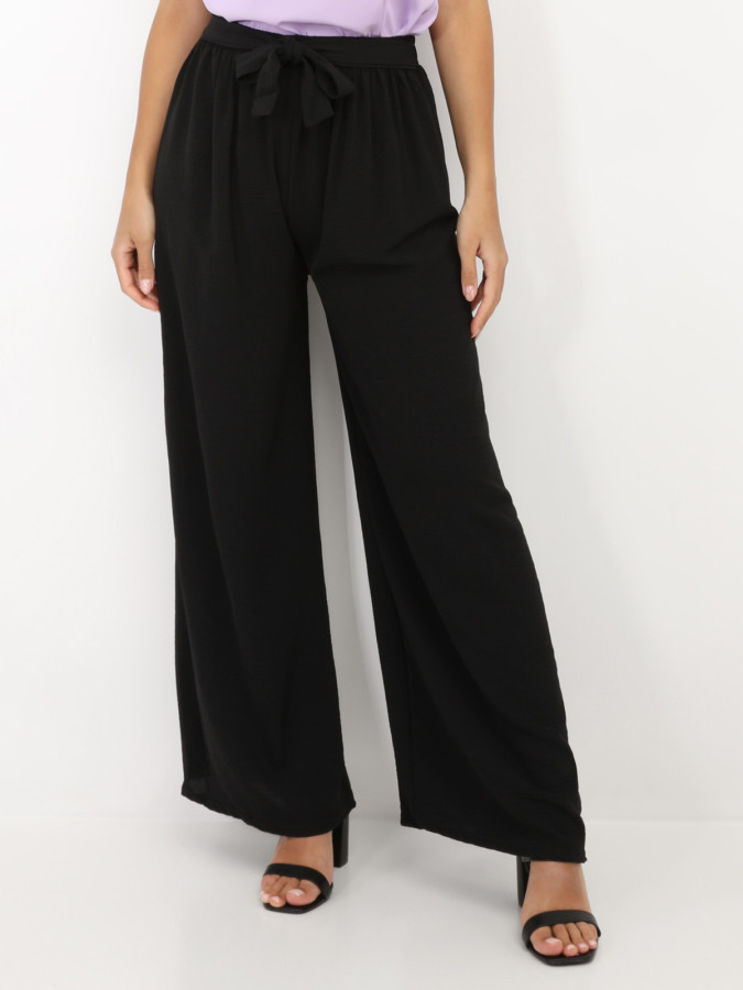 Pantalon ample ceinturé