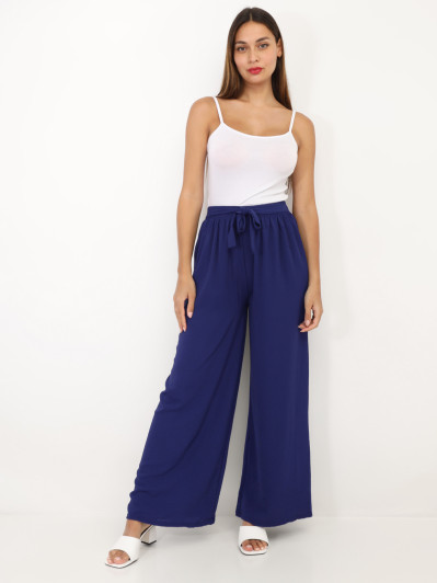 Pantalon ample ceinturé
