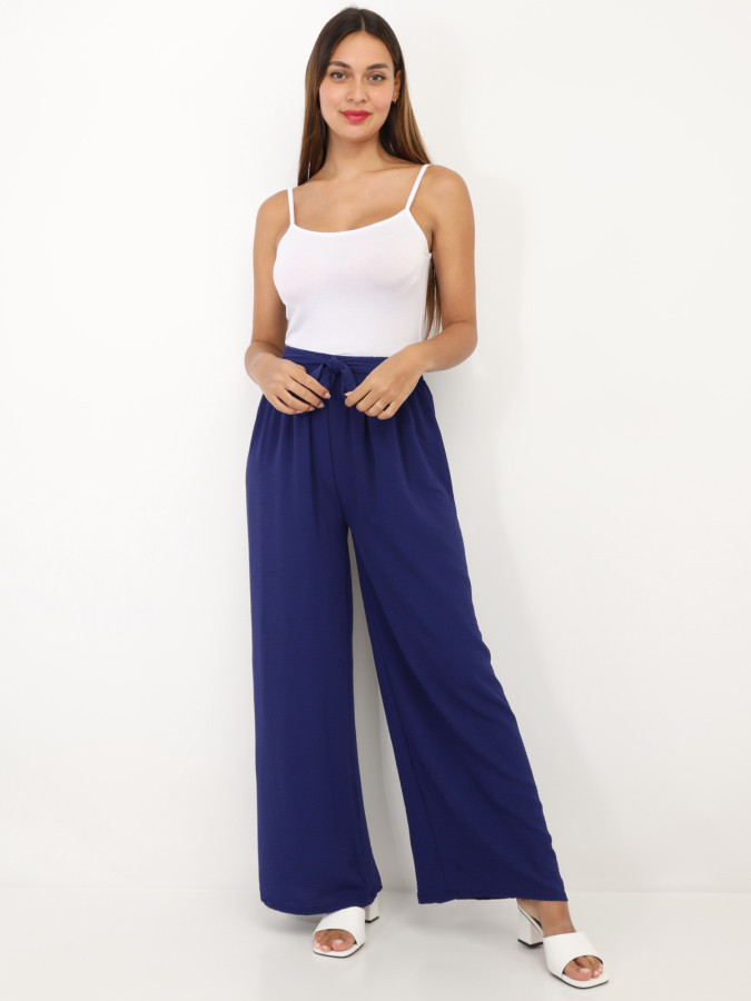 Pantalon ample ceinturé