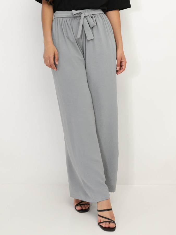 Pantalon ample ceinturé