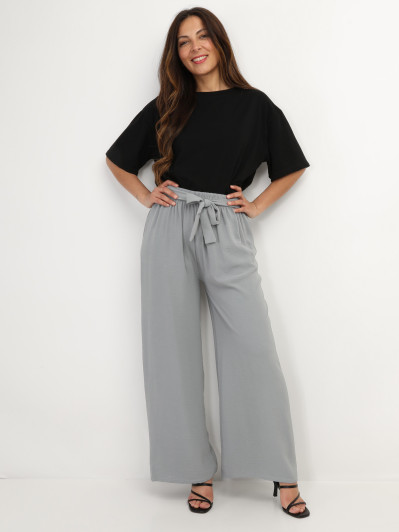 Pantalon ample ceinturé