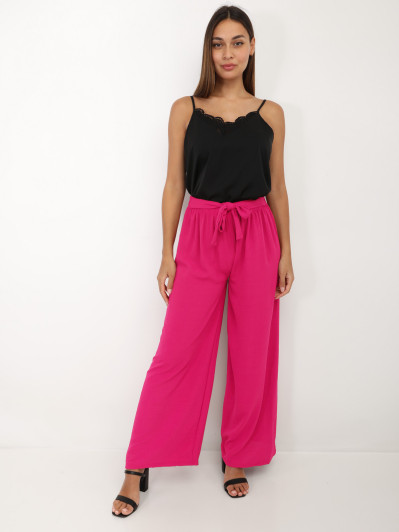 Pantalon ample ceinturé