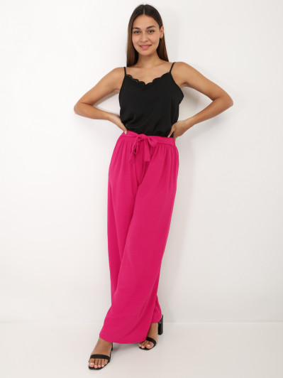 Pantalon ample ceinturé