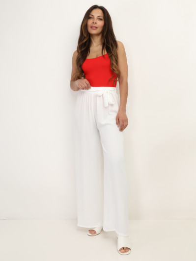 Pantalon ample ceinturé