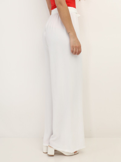 Pantalon ample ceinturé