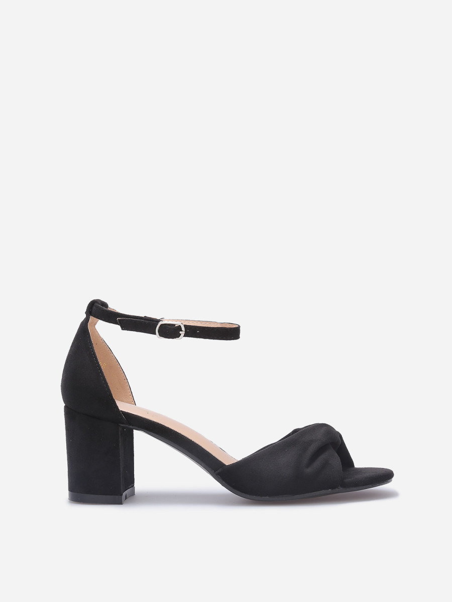 Sandales à bride effet nouée