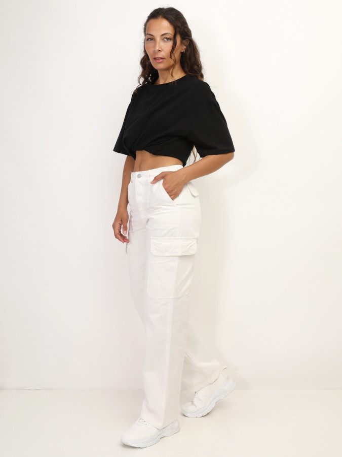 Pantalon cargo style utilitaire