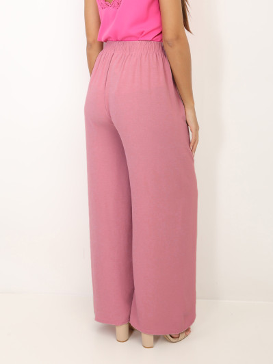 Pantalon ample ceinturé