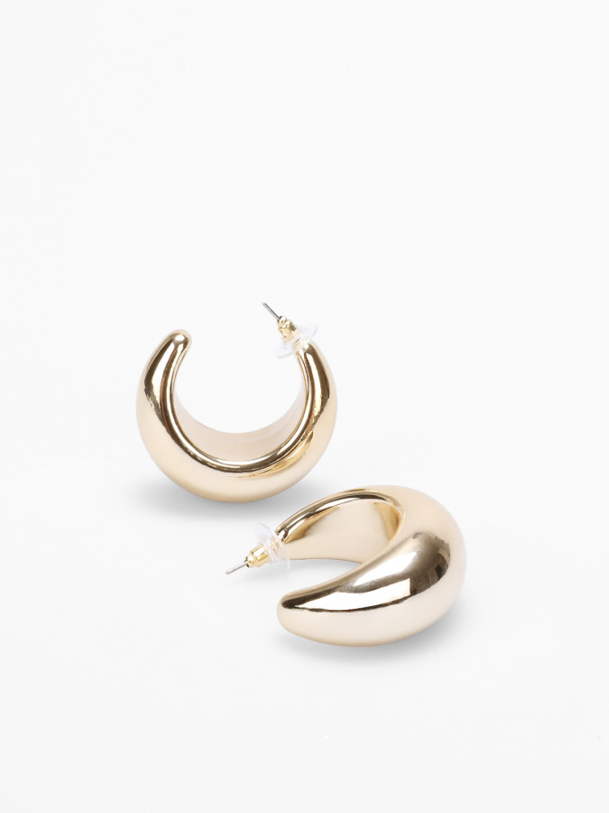 Créoles épaisses et incurvées