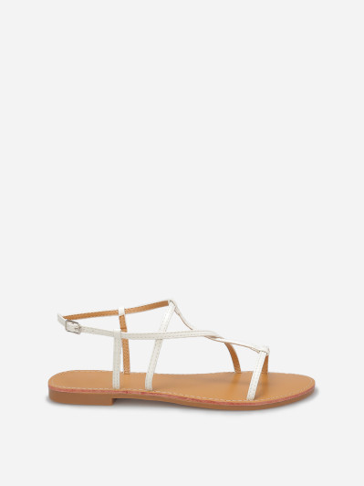 Sandales à fines brides entrecroisées
