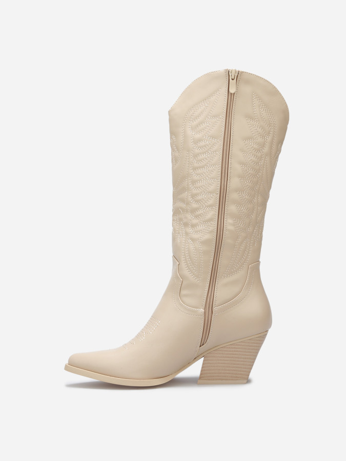 Santiags en simili brodées