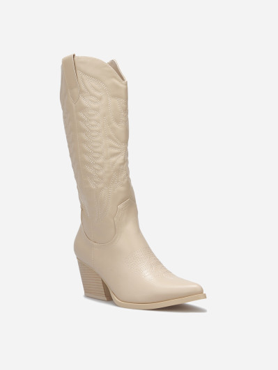 Santiags en simili brodées