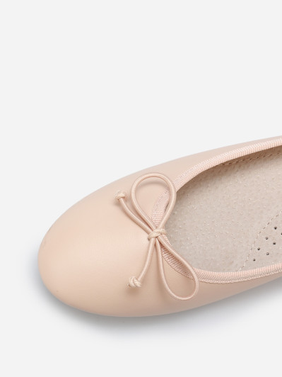 Ballerines à talon avec nœud