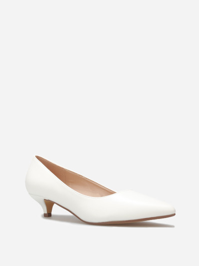 Escarpins pointus à petit talon