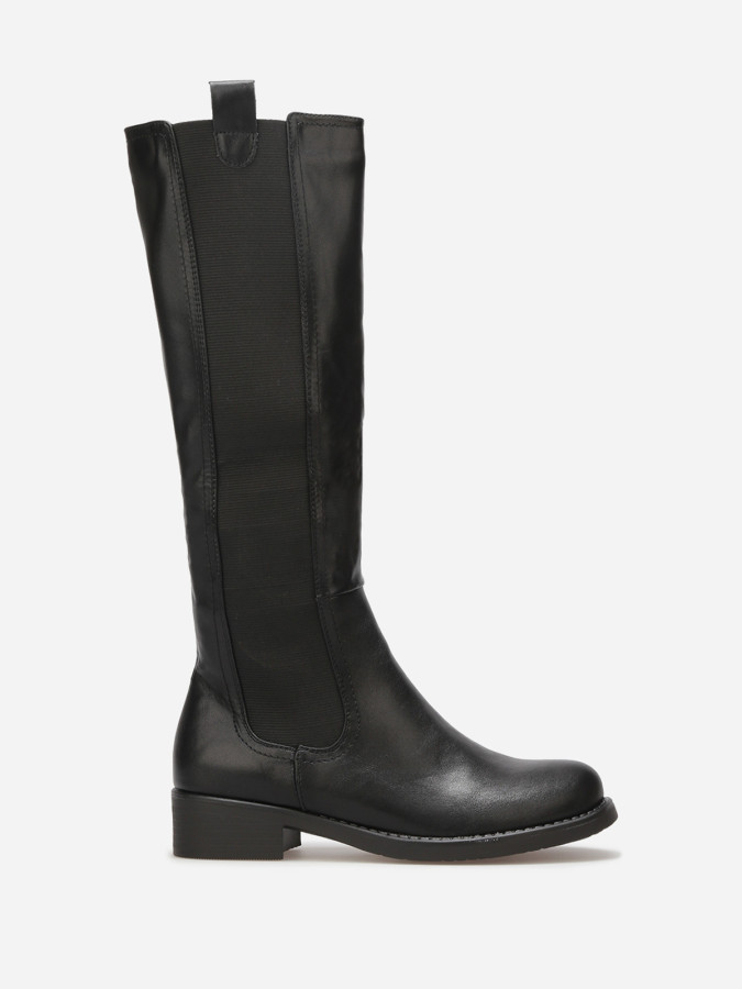 Bottes cavalières style Chelsea