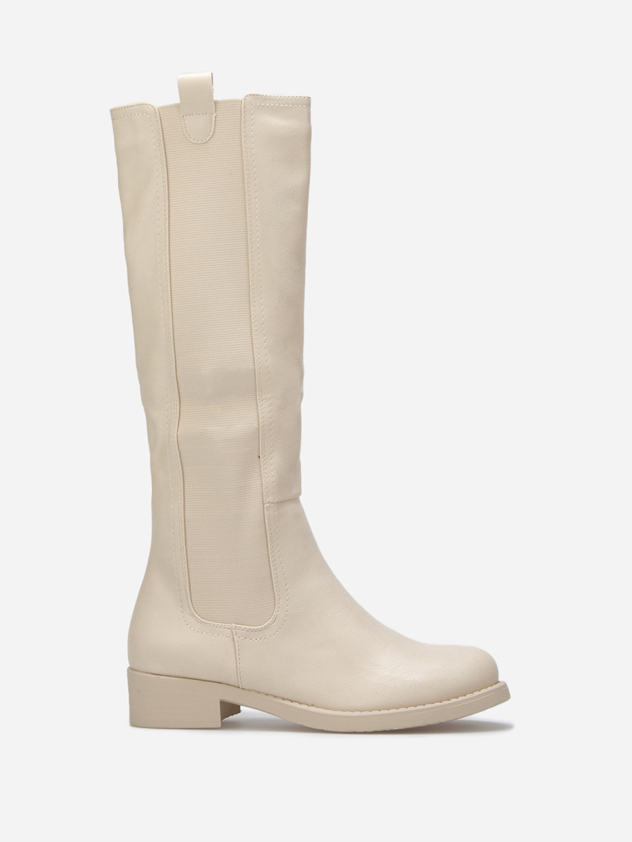 Bottes cavalières style Chelsea