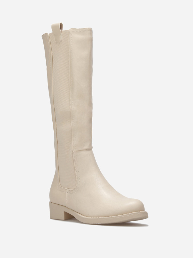 Bottes cavalières style Chelsea