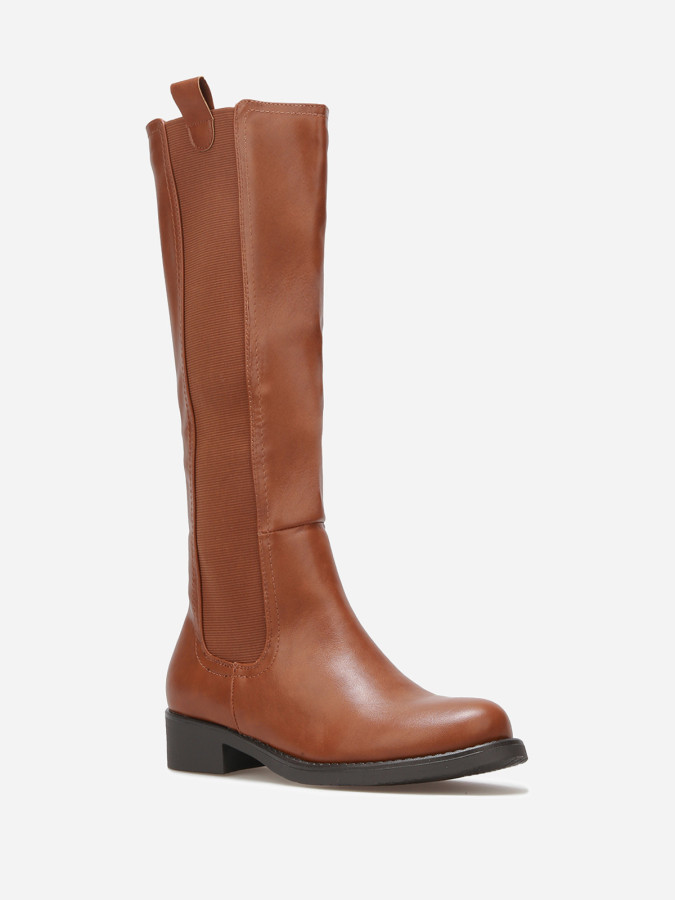 Bottes cavalières style Chelsea