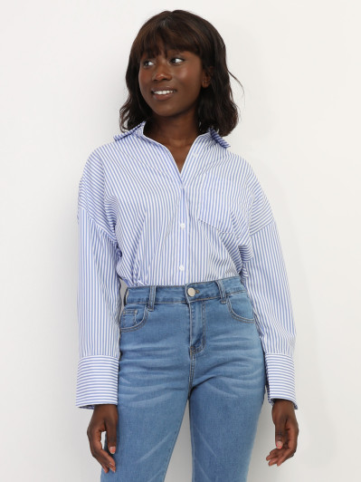 Chemise oversize à rayures