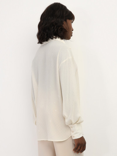 Chemise fluide à strass