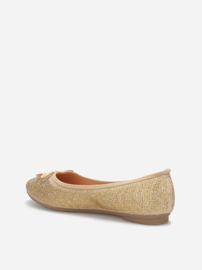 Ballerines à strass et nœud