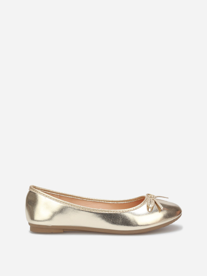 Ballerines à bout rond et nœud