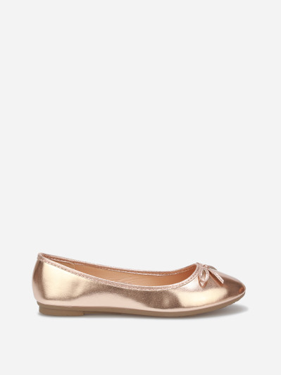 Ballerines à bout rond et nœud
