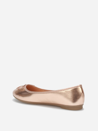 Ballerines à bout rond et nœud