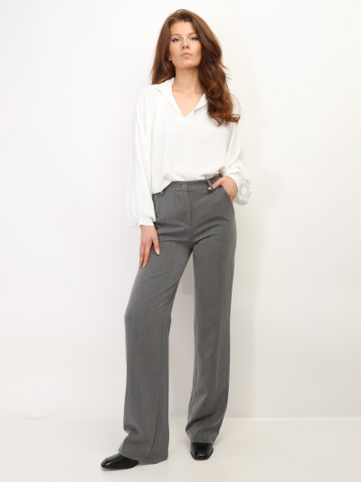 Pantalon tailleur wide leg
