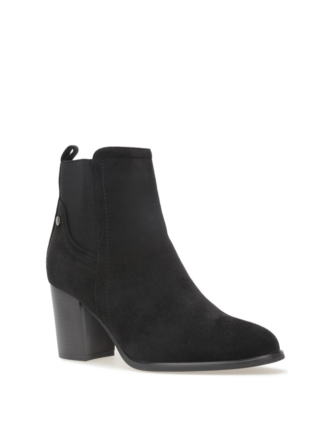 Chelsea à talon en suédine