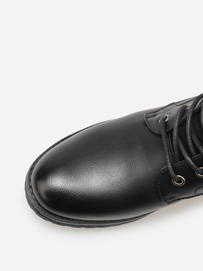 Rangers bi-matières matelassées