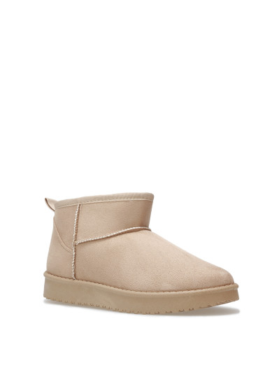 Boots basses fourrées en suédine