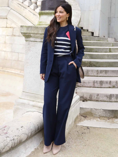 Pantalon de costume large